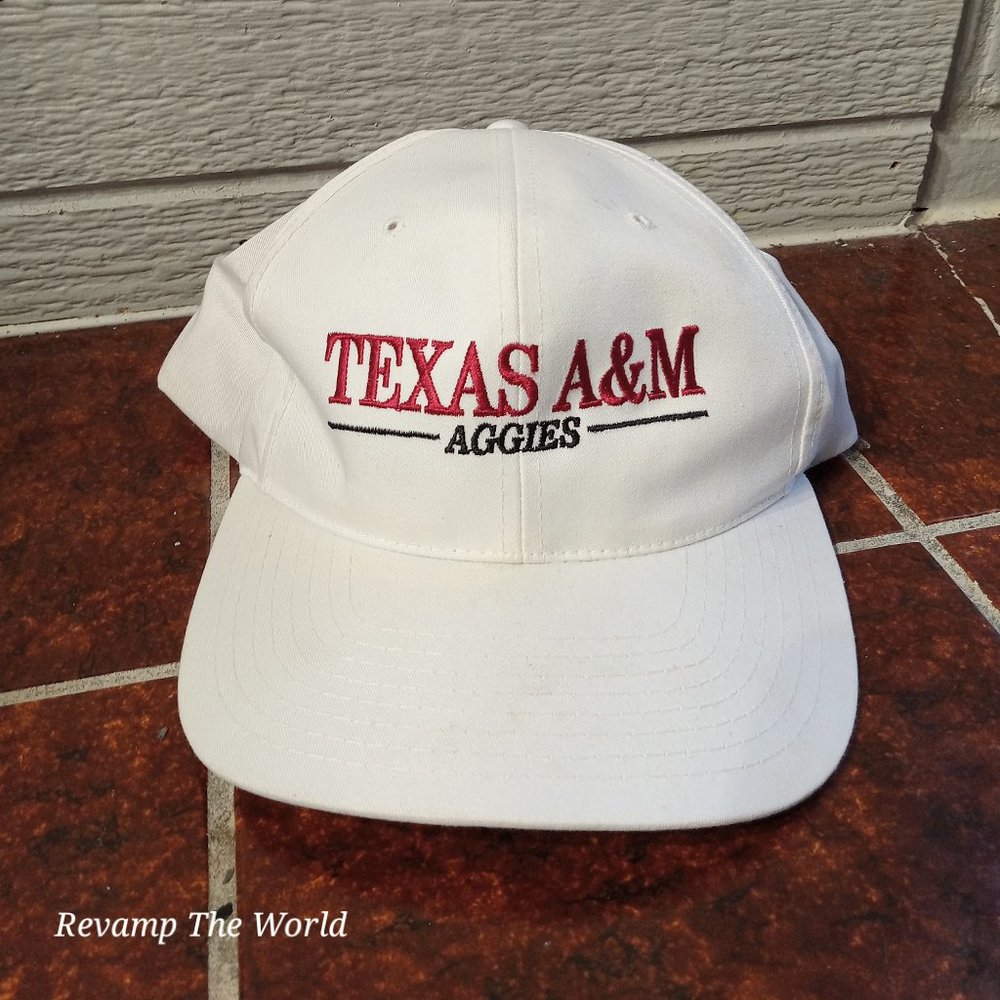 Vintage Texas A&M Aggies Unbranded Flat Brim Snapback Hat